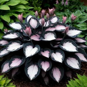 Хоста Веридия купить по цене от 349р. в интернет-магазине «Посадика» с доставкой почтой в в Дедовске и по всей России – [изображение №1].