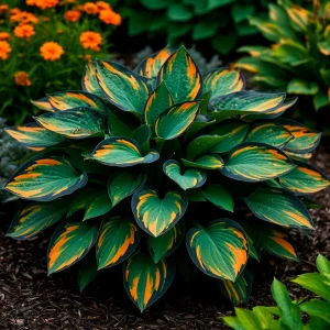 Хоста Бархатный Полог купить по цене от 560р. в интернет-магазине «Посадика» с доставкой почтой в в Дедовске и по всей России – [изображение №1].